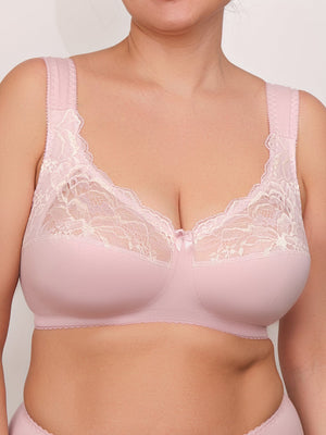 Комфортный бюстгальтер из натурального хлопка с мягкой чашкой без косточек - 1101/C, Лотос, 75-105 B-G