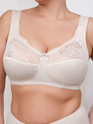 Комфортный бюстгальтер из натурального льна с мягкой чашкой без косточек - 1101/L, Натуральный Лен, 75-105 B-G