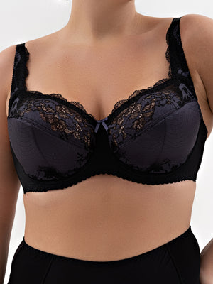 Half-padded Underwired Bra - 1109 Anthracite, 80-100 B-H