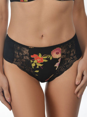 Комфортные трусы со средней линией талии - 2952/M, Зимний сад, 42-48