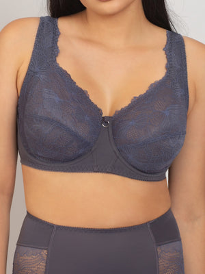 Комфортный бюстгальтер больших размеров без поролона с усиленной поддержкой на косточках - 1213, Теплый Ветер, 75-105 B-K