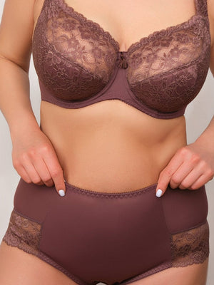 Комфортные трусы со средней линией талии - 2911/M, Ирландский Кофе, 40-50