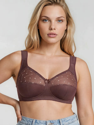 Unpadded Wireless Comfort Bra 1107 - Irish coffee (80-110 C-K)
