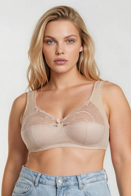 Unpadded Wireless Comfort Bra 1107 - Peony (80-115 C-M)