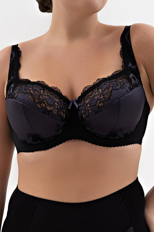 Half-padded Underwired Bra - 1109 Anthracite, 80-100 B-H