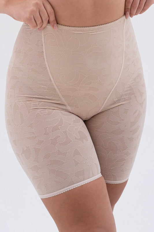 Augstas modelējošās garās biksītes - 2956, Ažūra Peonija, 40-56