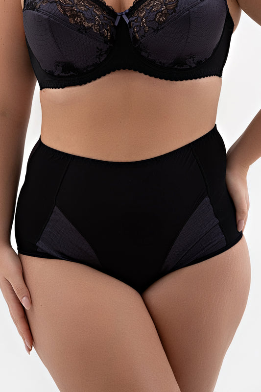 High-Waist Comfort Panties - 2959/M Anthracite, 42-52