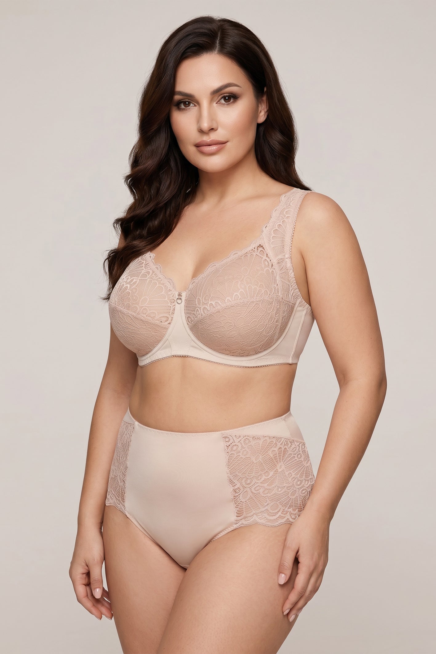 Extra Support Unpadded Underwired Soft Cup Comfort 1213 - Peony (75-105 B-K)