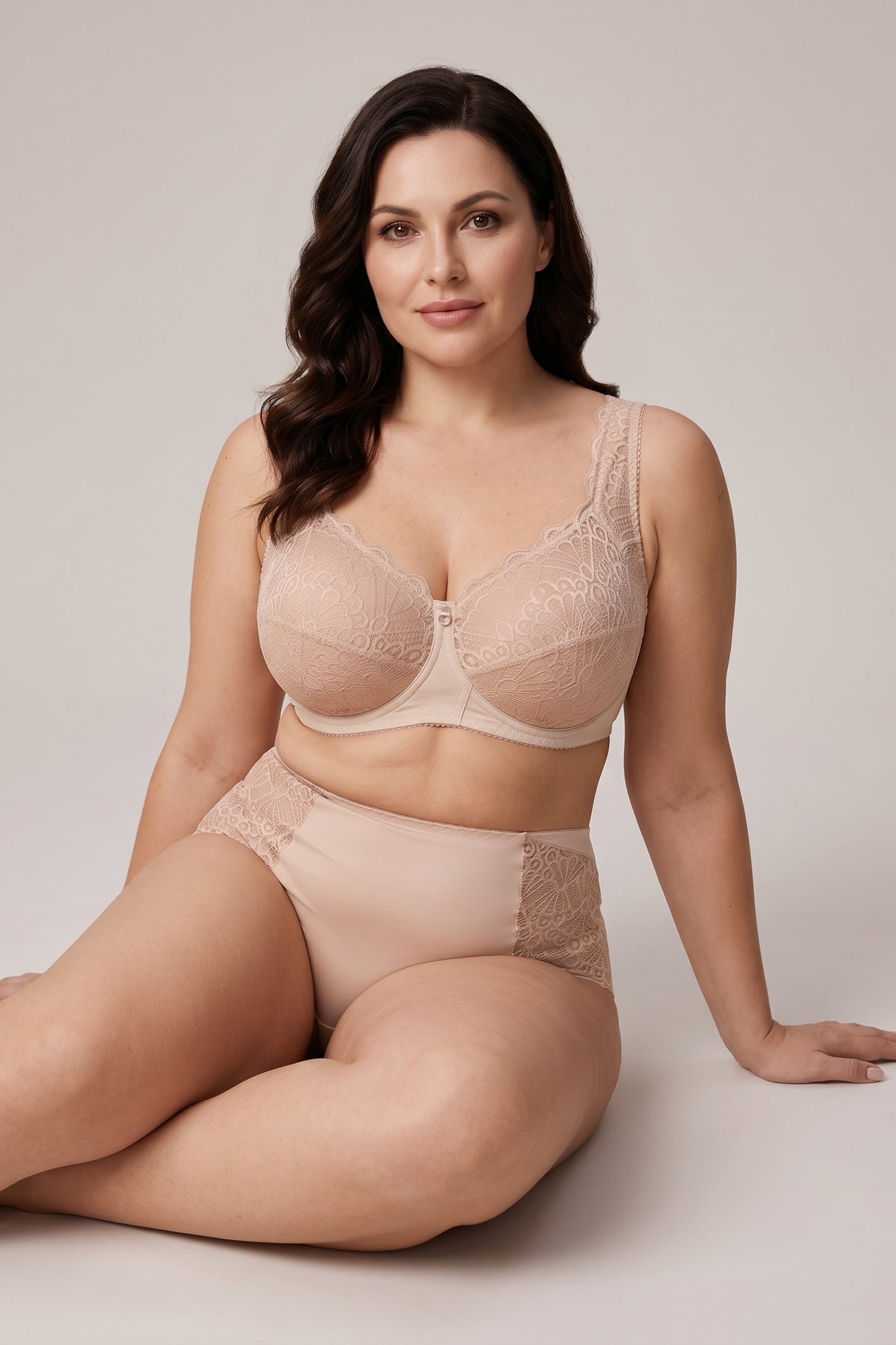 Extra Support Unpadded Underwired Soft Cup Comfort 1213 - Peony (75-105 B-K)