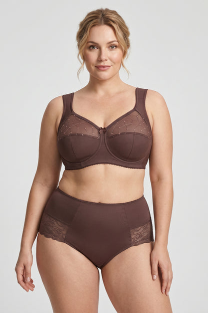 Unpadded Wireless Comfort Bra 1107 - Irish coffee (80-110 C-K)