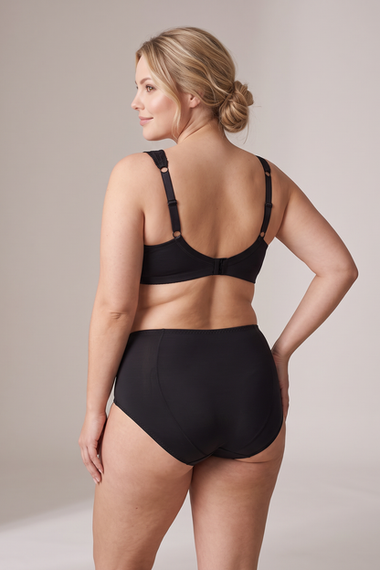 Unpadded Wireless Comfort Bra - 1105 Black, 75-110 B-K