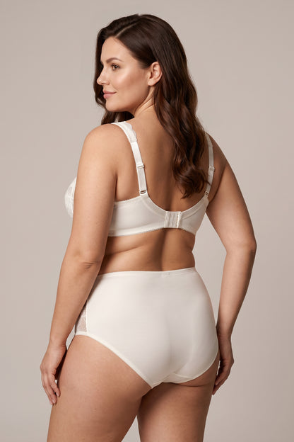 Unpadded Underwired Soft Cup Comfort Bra - 1212 White Nights, 75-95 B-G