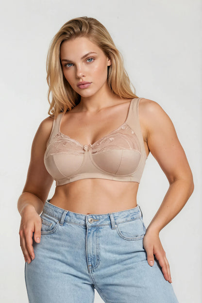 Unpadded Wireless Comfort Bra 1107 - Peony (80-115 C-M)