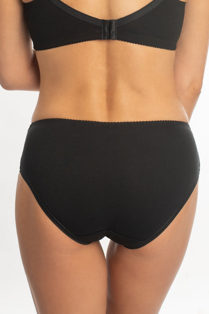 Mid-Waist Cotton Panties - 2942/C Moon Shining, 40-50
