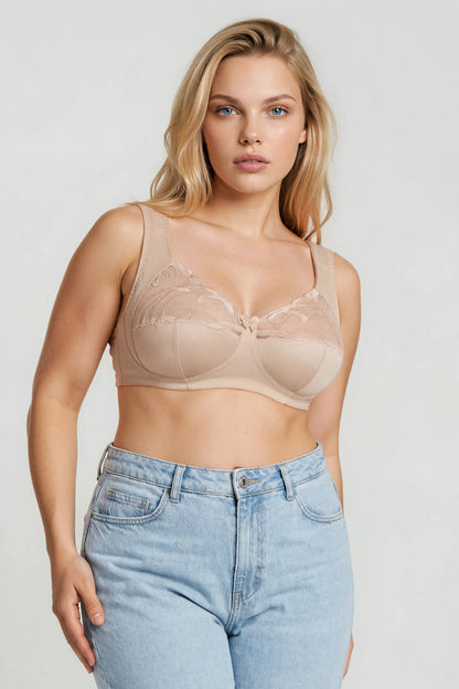 Unpadded Wireless Comfort Bra 1107 - Peony (80-115 C-M)