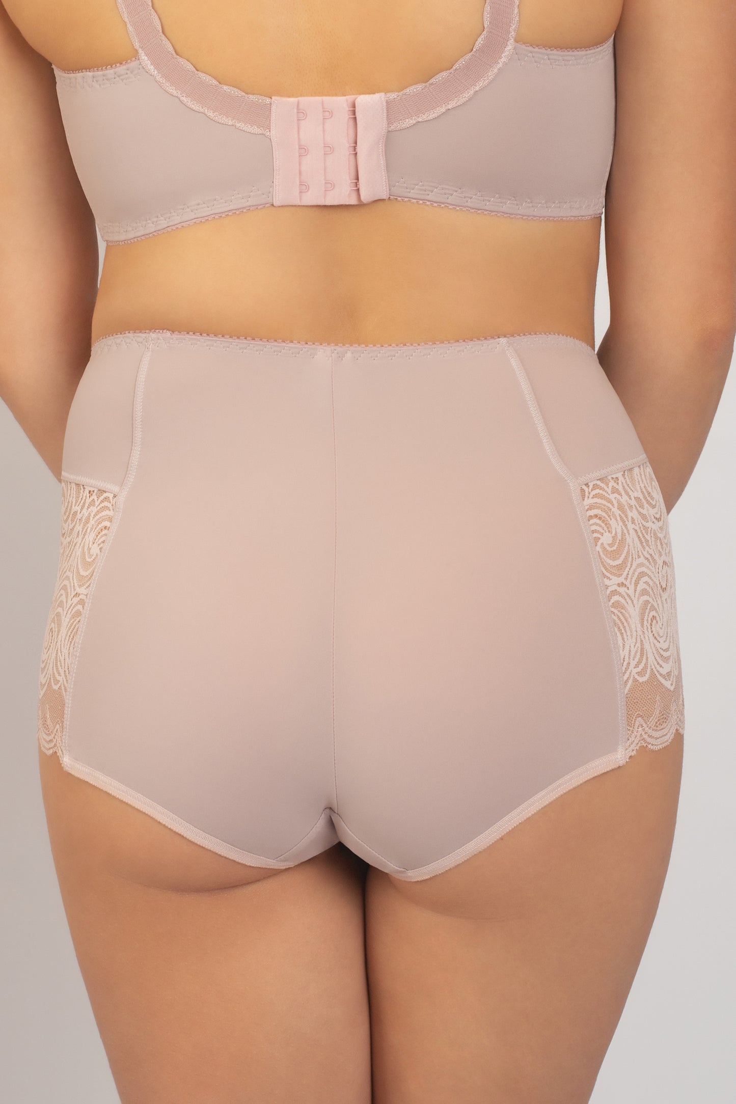 Комфортные трусы с высокой линией талии - 2916/M, Лотос, 40-50