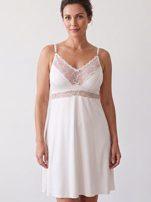 Cotton Comfort Nightdress - 3410 Milk, 40-46