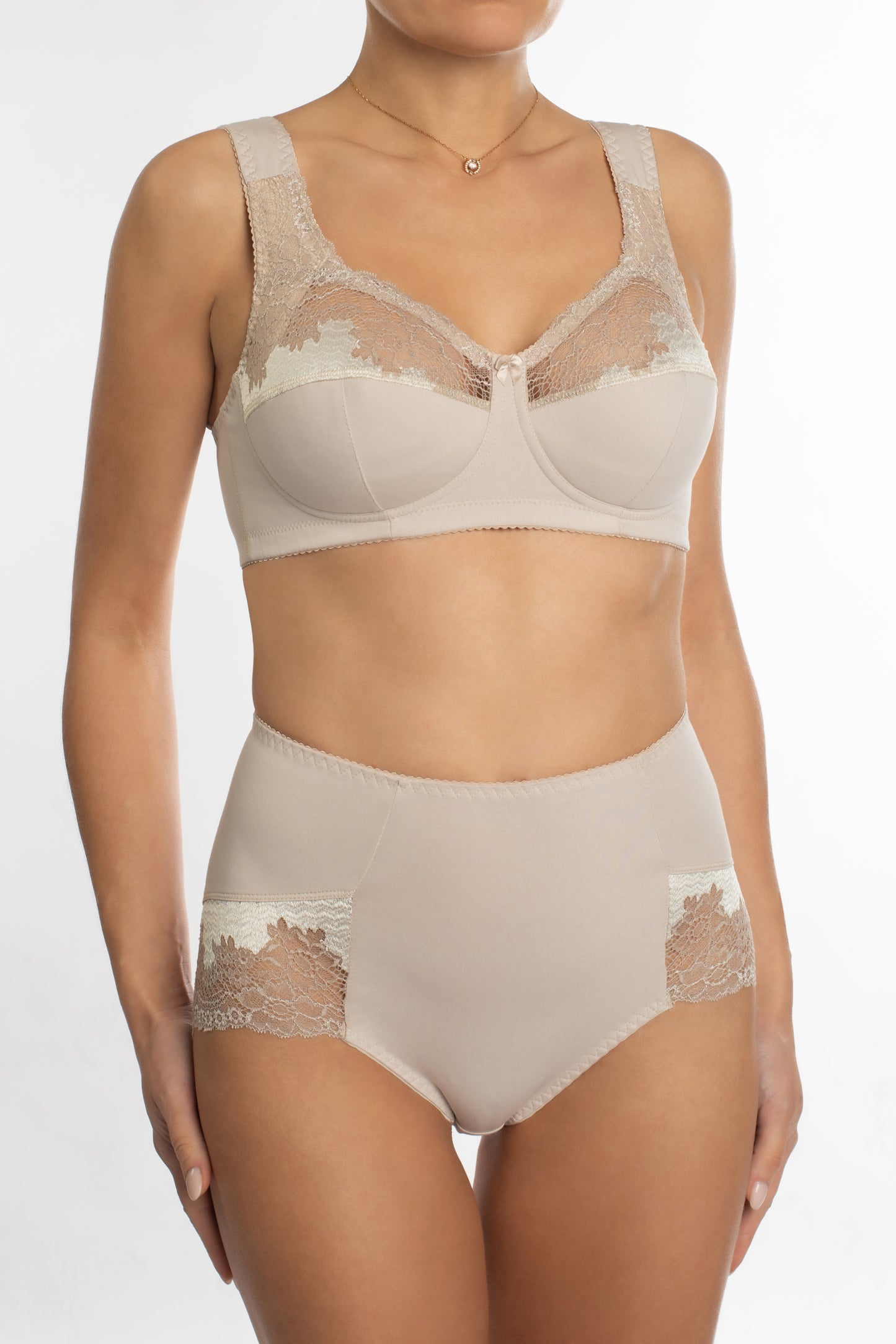 Sustainable Extra Support Unpadded Wireless Cotton Comfort Bra - 1104/C Golden Peony, 75-125 C-L