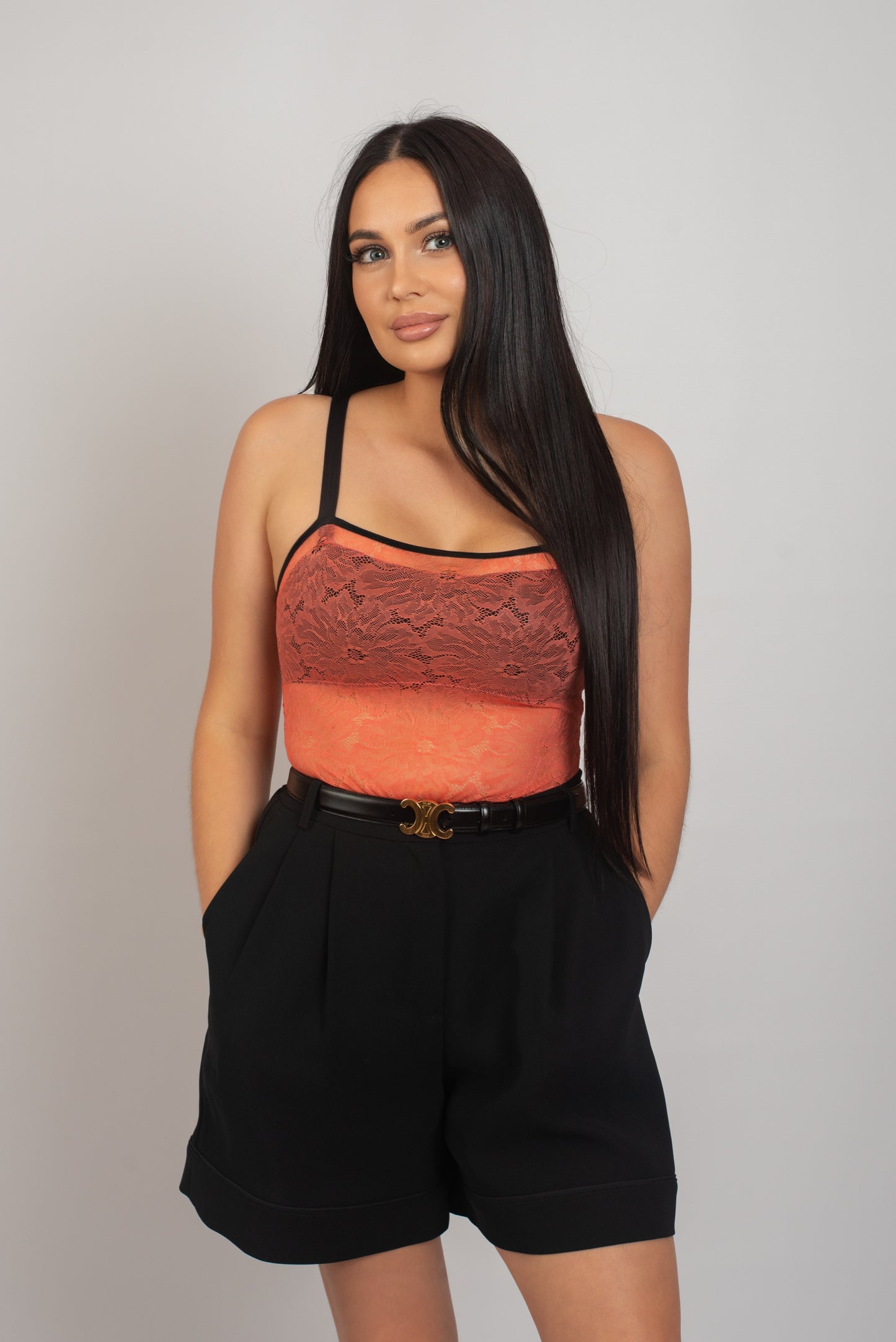 Sleeveless Lace Bodysuit on Straps - 9126 Eastern Fairy Tale, 38-44