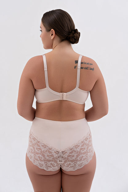 Unpadded Underwired Soft Cup Comfort Bra - 1212 Peony, 75-95 B-G