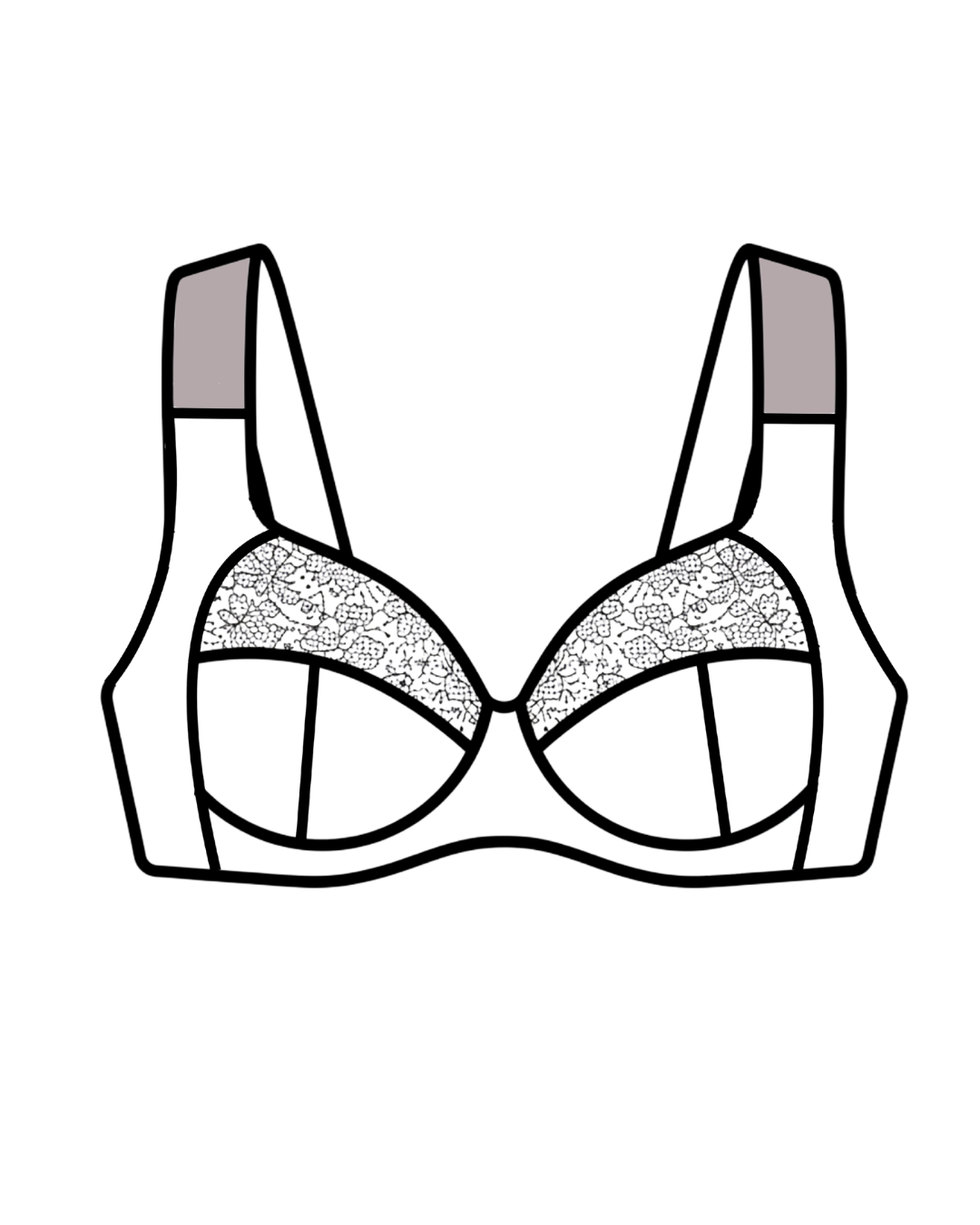 Padded straps reduce pressure
