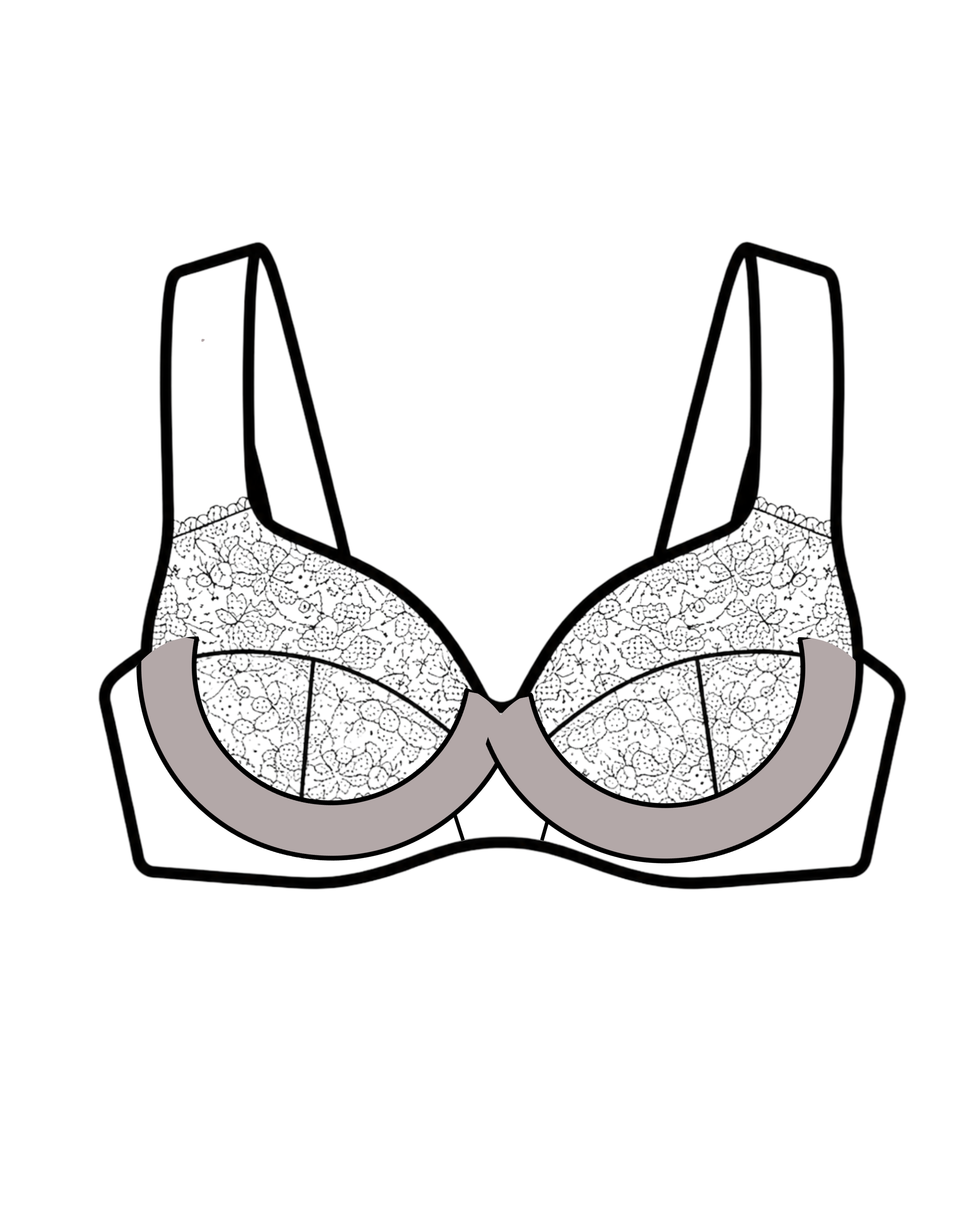 Underwired bra